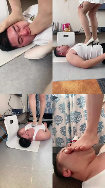 【二宝】御姐高跟鞋全体重狠踩