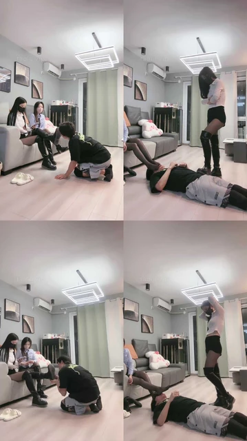 【伊楠】双S-长靴踢踹全体重踩/舔脏鞋【双视角版】