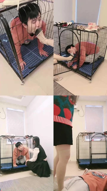 【安静/陌初】带闺蜜踩踏耳光舔鞋狗【双视角版】