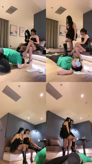 【榕S】性感女神/网袜长靴高跟踩虐地毯【双视角版】