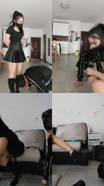 【露可】狂暴变态-鞭抽坐垫/靴底喂食【双视角版】