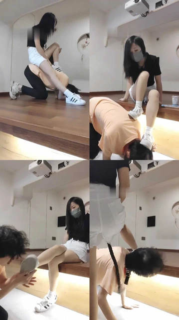 【米噢】御姐贝壳头白袜-踩狗爪/舔脏鞋底/转胯【完整版】