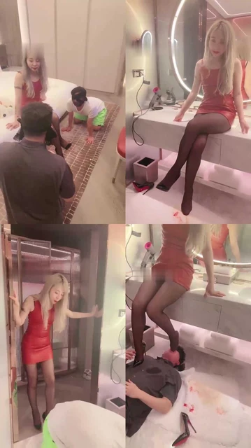 【梦樱】黑丝诱惑踩踏喂食【完整版】