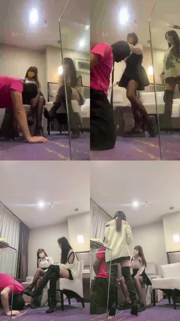 【优里Yuri】双S-皮鞋黑丝碾压踩/转胯狗爬【双视角版】