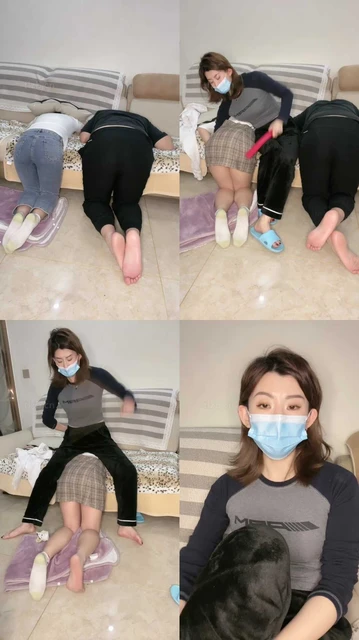 【八月】情侣奴趴着被sp