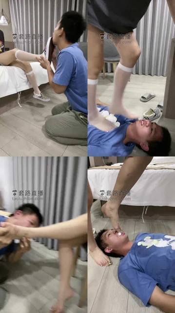 【晨希】棋盘格白丝蹂躏表哥