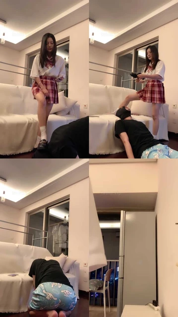 【宝爷】洛丽塔皮鞋白袜-腿绞窒息