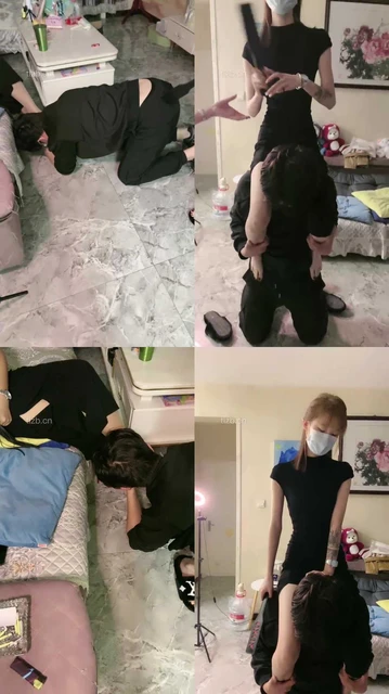 【安琪】姐妹花首调-骑马转胯/舔拖鞋裸足【双视角版】