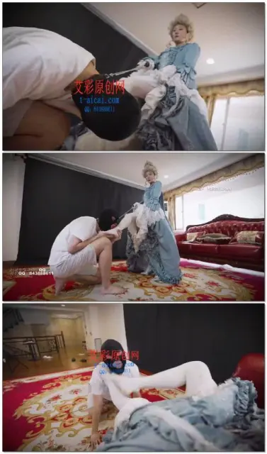 【影姬】cos蓝装皇后惩罚男奴