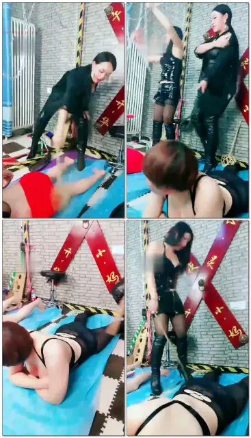 【不美S】和小妈一起惩戒男奴学生，sp专场