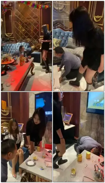 【汐汐大人】带KTV小妹玩弄我的老奴隶