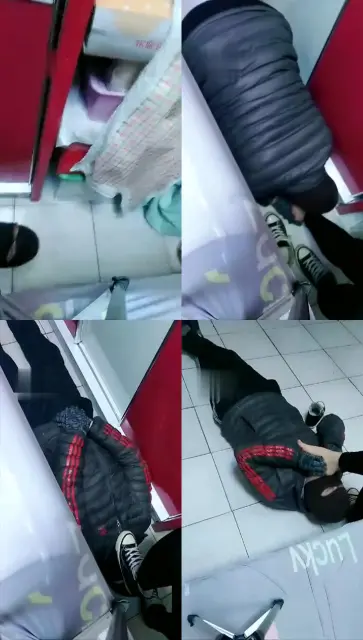 【武瞾S】学生主帆布鞋全体重踩踏