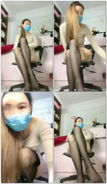 【微希】黑丝诱惑小贱狗