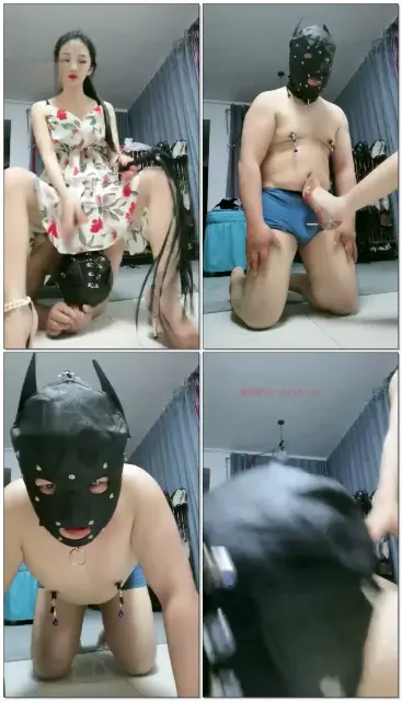 【银河S】重度高跟鞋踢档耳光