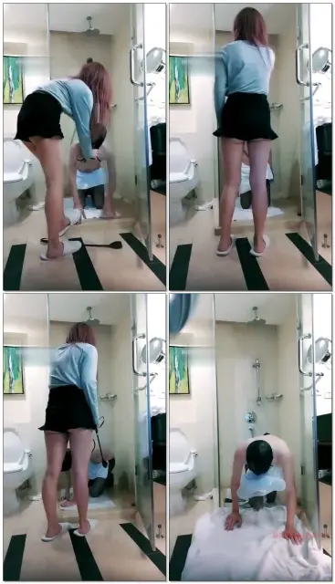 【嘉昕S】早起圣水，原味丝袜套头，狗狗美餐