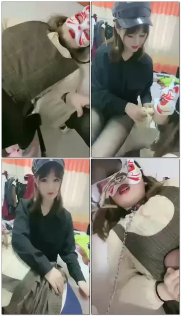 【不甜】调教母狗SP,钻跨，喂食