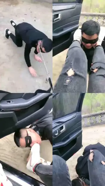 【亿梦】TJ：户外带狗春游调教