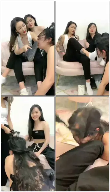 【安睛s】走了一天路母狗清理鞋底