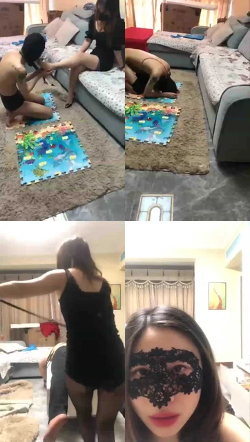 【安主】重庆安主，恋足狗直播,刑奴直播中两部合集