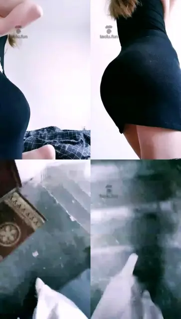 【一禾S】包臀裙翘臀红绿灯语言羞辱