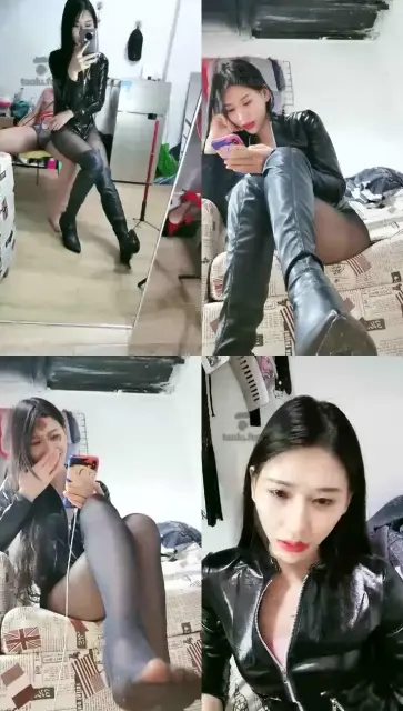 【芷睛】长靴高跟调狗