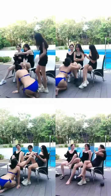 【沐夏大大&汐雯&安晴】仨S玩母狗下集