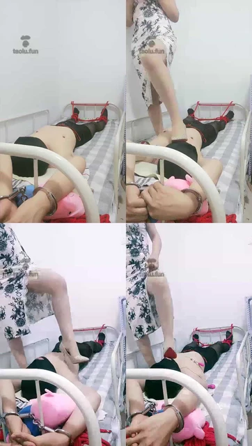 【猫女殿下s】圈养一夜！高跟踩踏！虐乳！（调教部分）