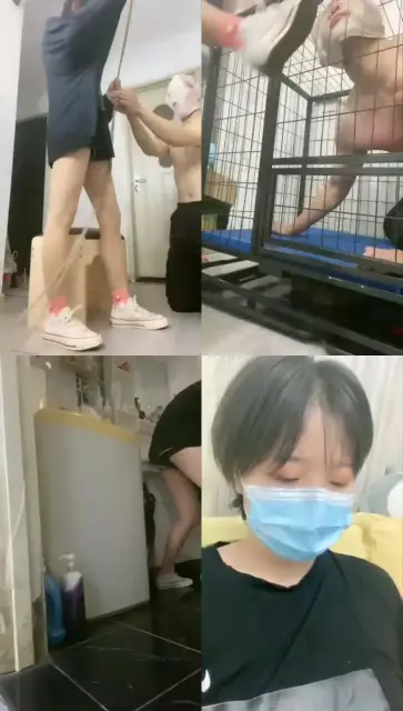 【美离子】家法处置,棉袜泡圣水含嘴里吐泡泡极度羞辱【115分钟】【普清】