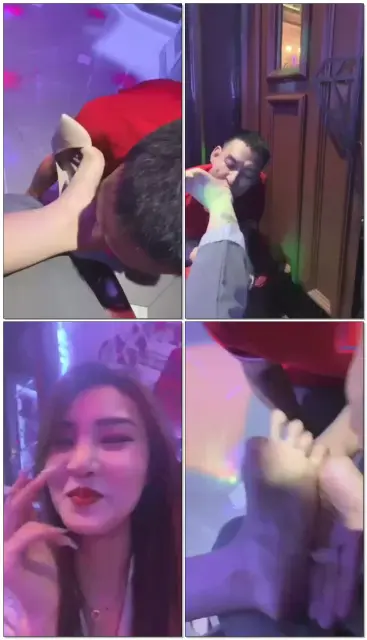 【萱萱S女蒂】KTV直播虐待抽耳光