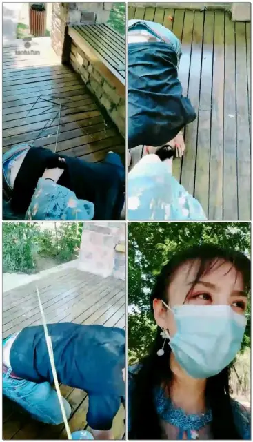 【天津丫丫女主】户外凉高玩狗【25分钟】【普清】