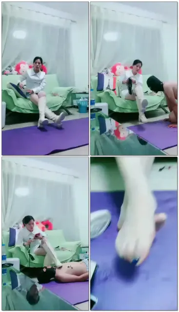 【瑾玲女王】绿帽剧情，长靴，超薄肉丝