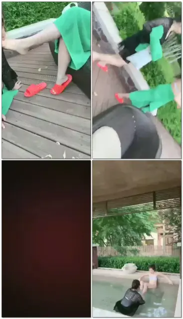 【歌迪丝】温泉放松一下,泡澡温泉,虐老母狗