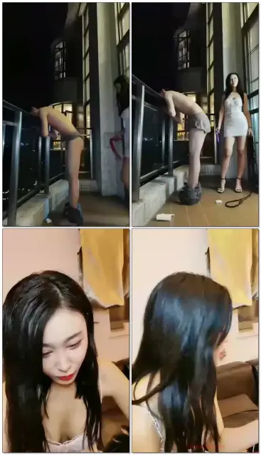 【夏芙小公主】在邻居的注视下接受露出调教