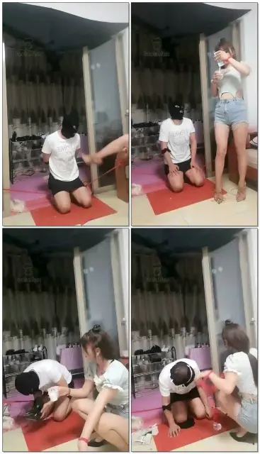 【夏天女王】喝圣水,吃袜子,高跟踩,颜骑坐脸