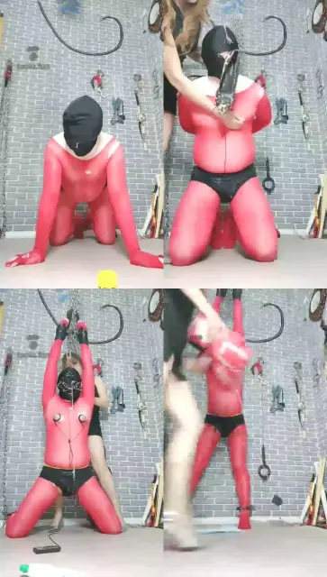 【东营天香百合】犯贱不，虐乳，虐舌头，吊虐，电击