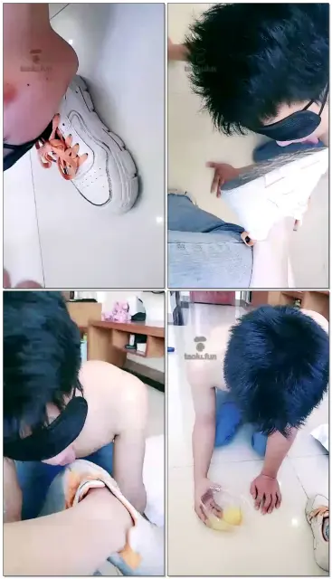 【沫沫S】运动鞋玩狗东西圣水调教sp，语言羞辱