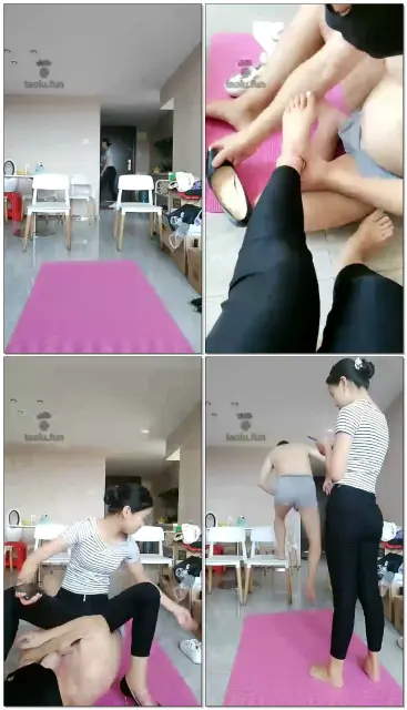 【小小小魔女S】青春运动装骑脖子虐钻胯踢裆