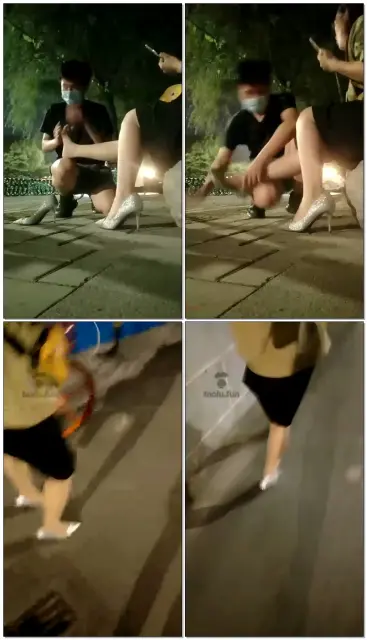 【家奴M】马路边被羞辱