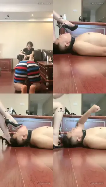 【歌迪丝】露脸贱狗,痰,鞋底,深喉