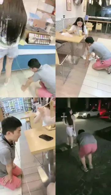 【诺曦s】户外全家超市羞辱人形犬,让他涨涨记性,别忘了自己是个什么东西
