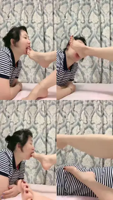 【歌迪丝】离开大连前女奴最后的侍寝,口舌屁眼脚