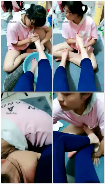 【曦宝贝】女奴伺候洗脚