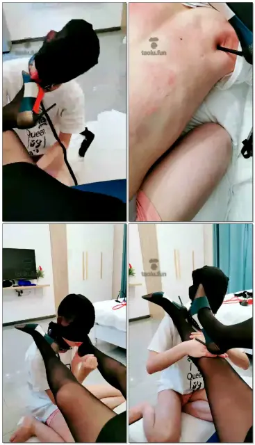 【郭照Queen】清理鞋底,按摩虐乳SP