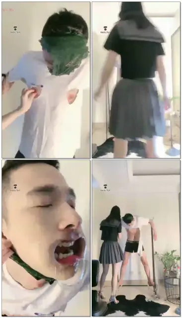 【懋琳Studio】虐乳，猫粮脚喂食