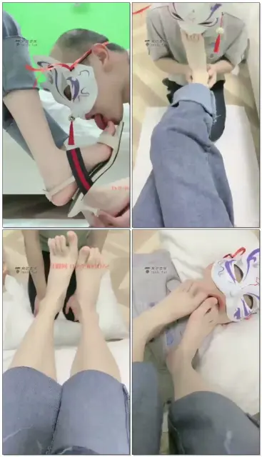 【海拉女神】极品美脚被狗舔