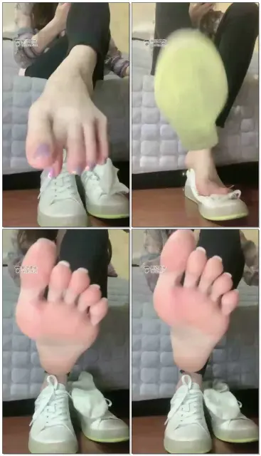 【安主s】第一视角小白鞋小白袜小白脚