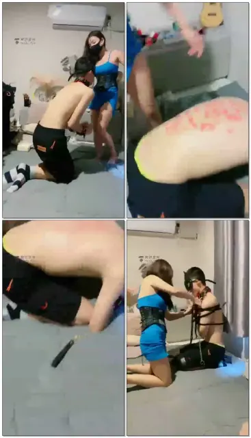 【悠悠S】痛~踢裆滴蜡+赏赐舔脚