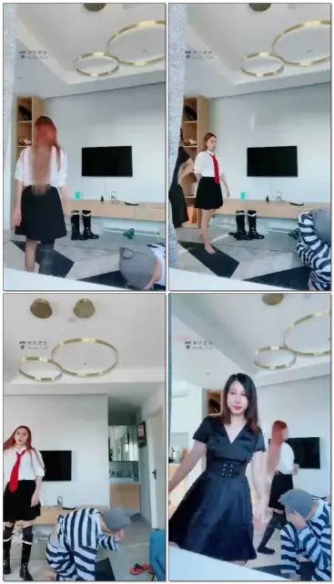 【芭比学生主】双s踢裆重口场