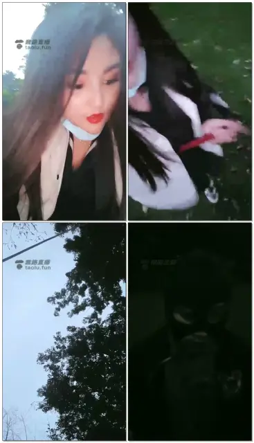 【GU奶奶】野外虐贱狗，口水虐乳