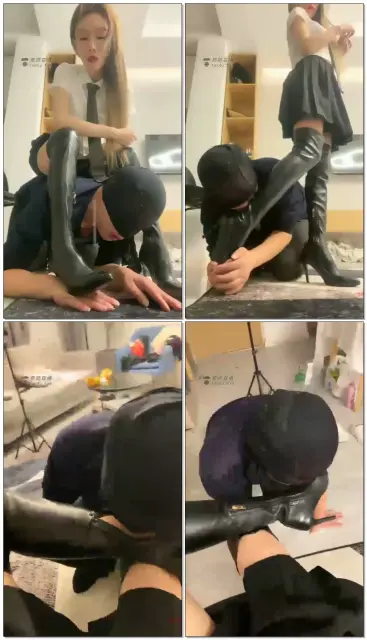 【伊茜】黑长靴专场舔舔舔